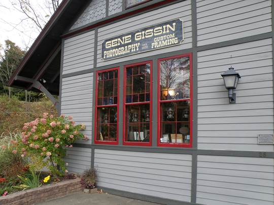 Gene Gissin's gallery and studio
