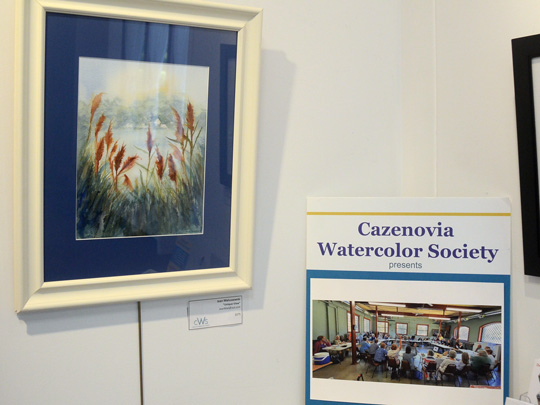 Watercolor Society show at the New Woodstock Free Library