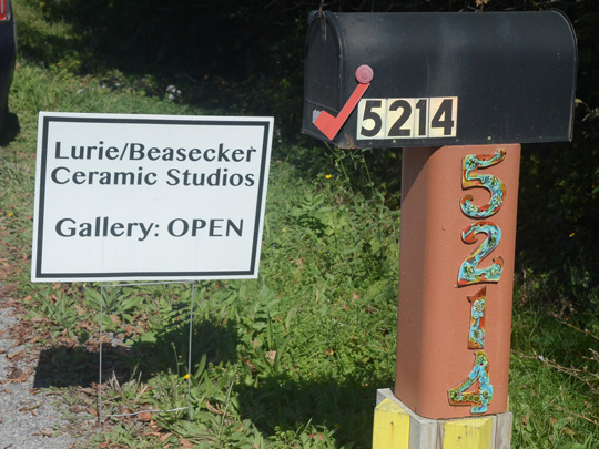 The pottery studio and gallery are OPEN