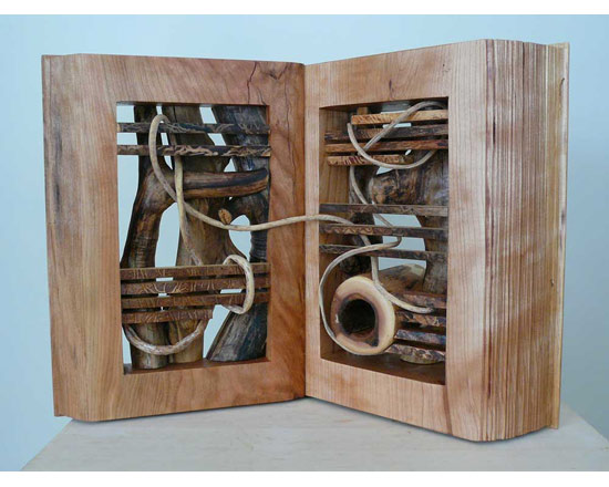 Between the Lines 15½" X 21½" X 8" 2010 Between the Lines 15½" X 21½" X 8" 2010