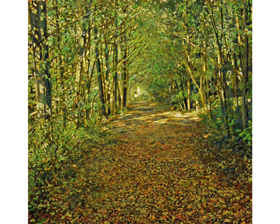 "Gorge Trail II"    24" x  24"     acrylic      ©2025 "Gorge Trail II"    24" x  24"     acrylic      ©2025