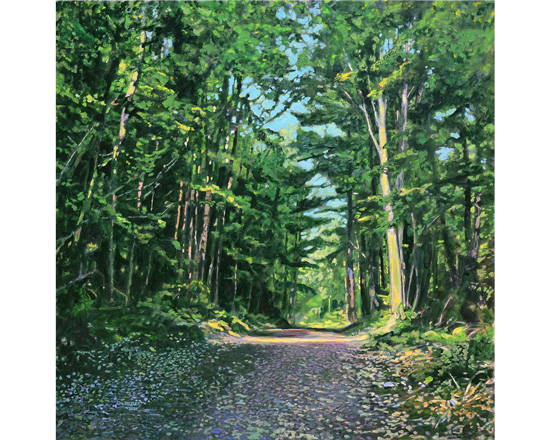 "Five Streams State-Forest"    30" x  30"     acrylic      ©2025 "Five Streams State-Forest"    30" x  30"     acrylic      ©2025