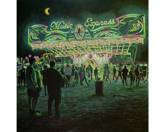 "Music Express"    30" x  30"     acrylic      ©2025 "Music Express"    30" x  30"     acrylic      ©2025